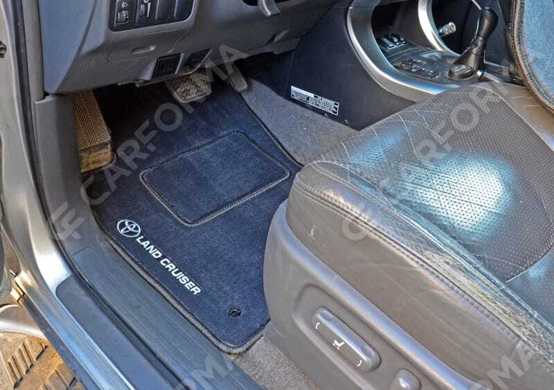 Ворсовые коврики на Toyota Land Cruiser Prado 120 2002&nbsp;-&nbsp;2009 в Тамбове