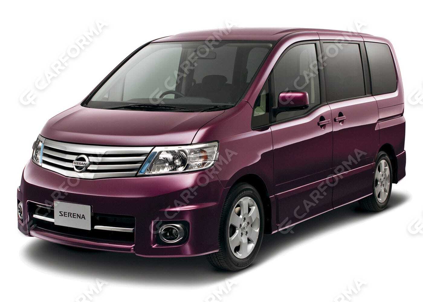 Ворсовые коврики на Nissan Serena (C25) 2005&nbsp;-&nbsp;2010
