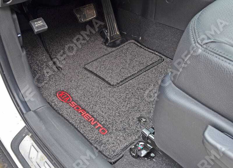 Ворсовые коврики на KIA Sorento II рестайлинг 2012&nbsp;-&nbsp;2021 в Тамбове