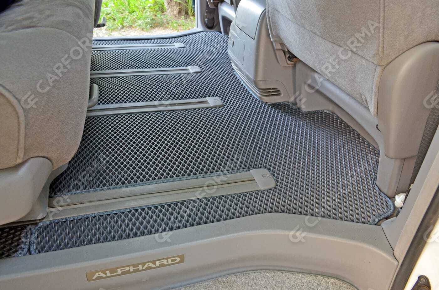 Ворсовые коврики на Toyota Alphard (H10) 2002&nbsp;-&nbsp;2008 в Тамбове