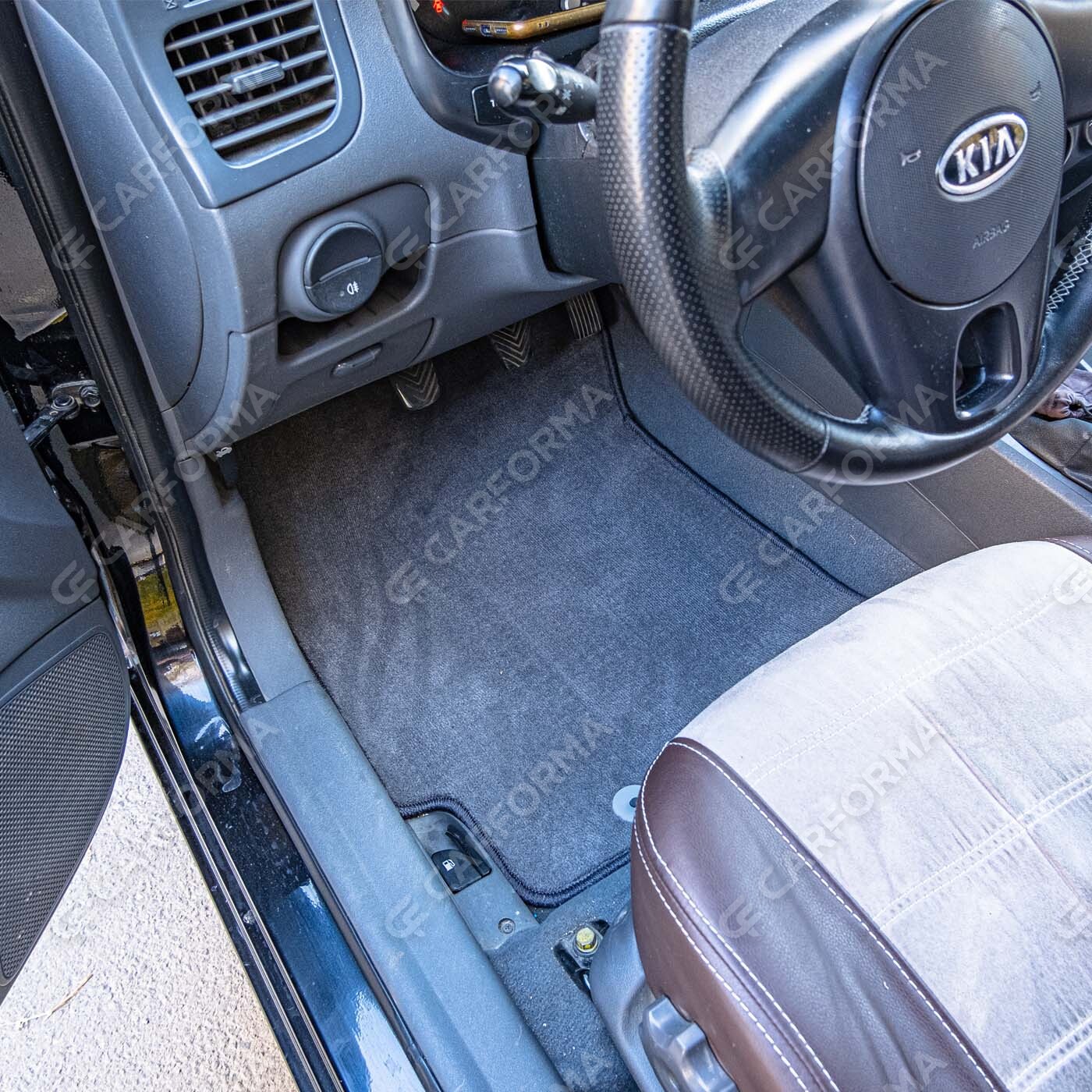 Ворсовые коврики на KIA Rio II 2005&nbsp;-&nbsp;2011 в Тамбове