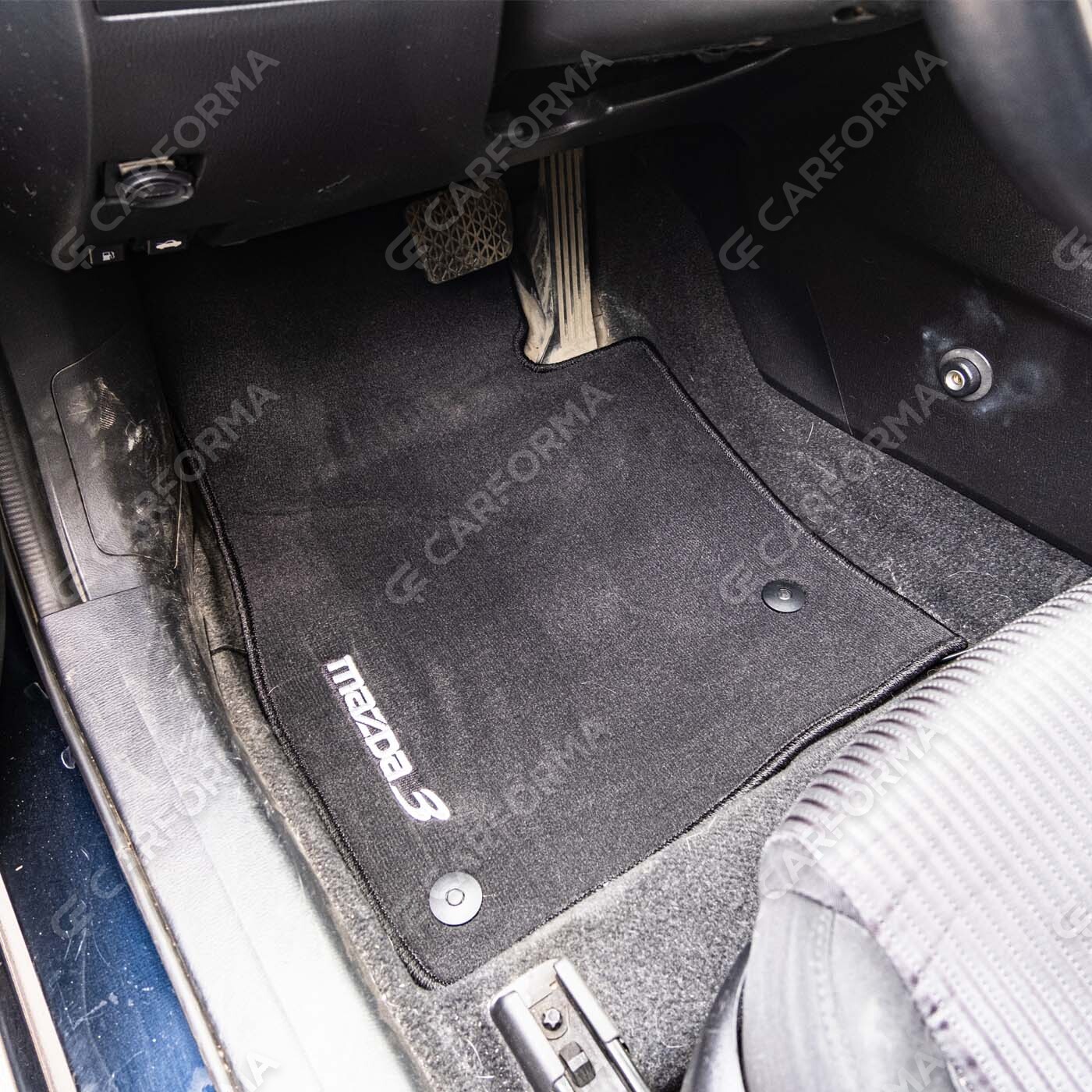 Ворсовые коврики на Mazda 3 2013&nbsp;-&nbsp;2019 в Тамбове