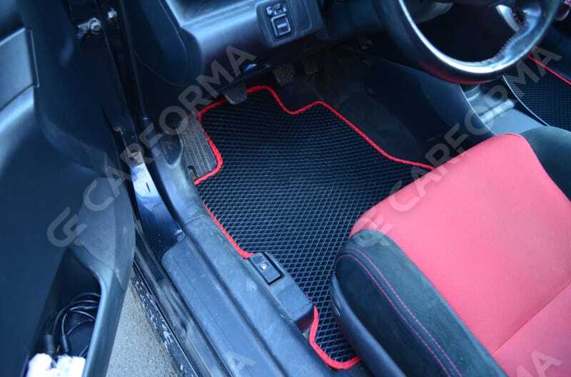 Ворсовые коврики на Honda Civic VII 3d 2001&nbsp;-&nbsp;2006 в Тамбове