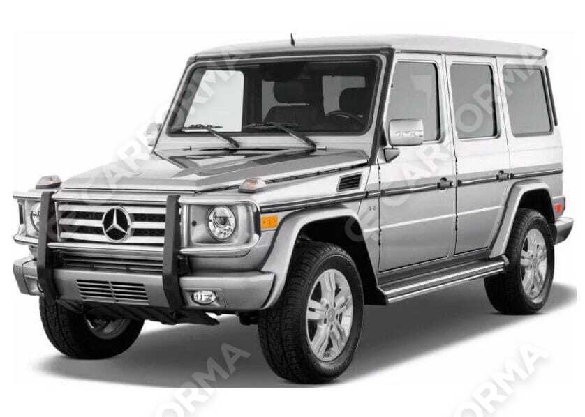Ворсовые коврики на Mercedes G (W463) рестайлинг 2001&nbsp;-&nbsp;2018 в Тамбове