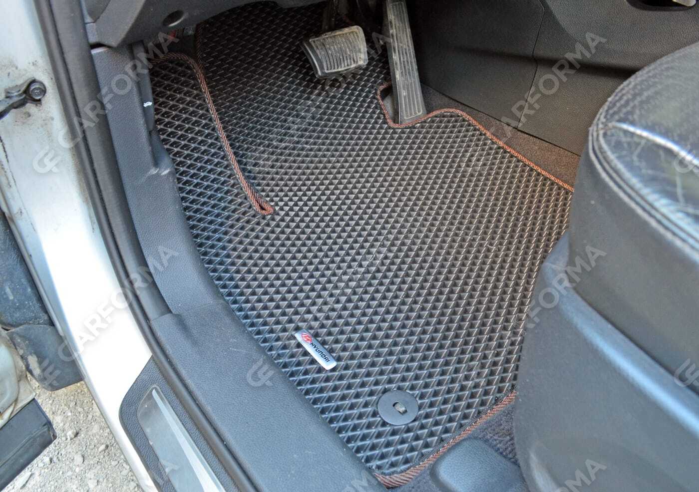 Ворсовые коврики на Hyundai Santa Fe III 2012&nbsp;-&nbsp;2019 в Тамбове