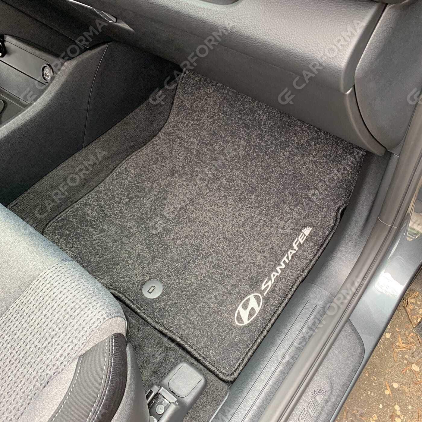 Ворсовые коврики на Hyundai Santa Fe IV 2018&nbsp;-&nbsp;2021 в Тамбове