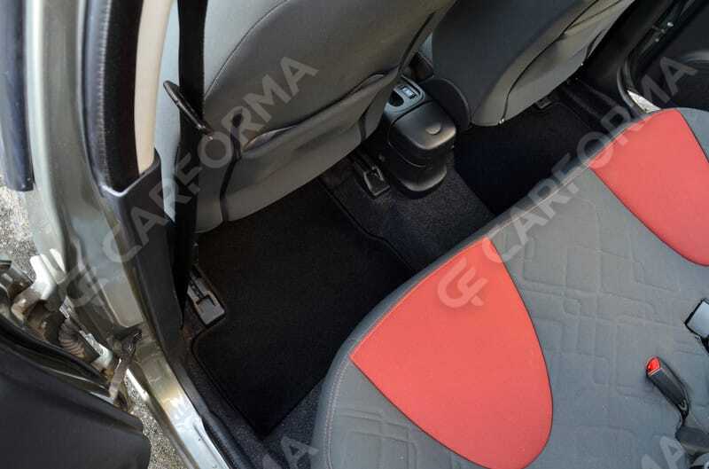 Ворсовые коврики на Nissan Micra (K12) 2003&nbsp;-&nbsp;2010 в Тамбове