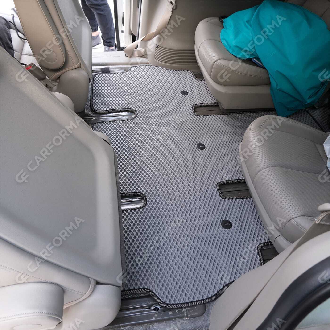 EVA коврики на KIA Carnival III 9 мест и 11 мест 2014&nbsp;-&nbsp;2021 в Тамбове