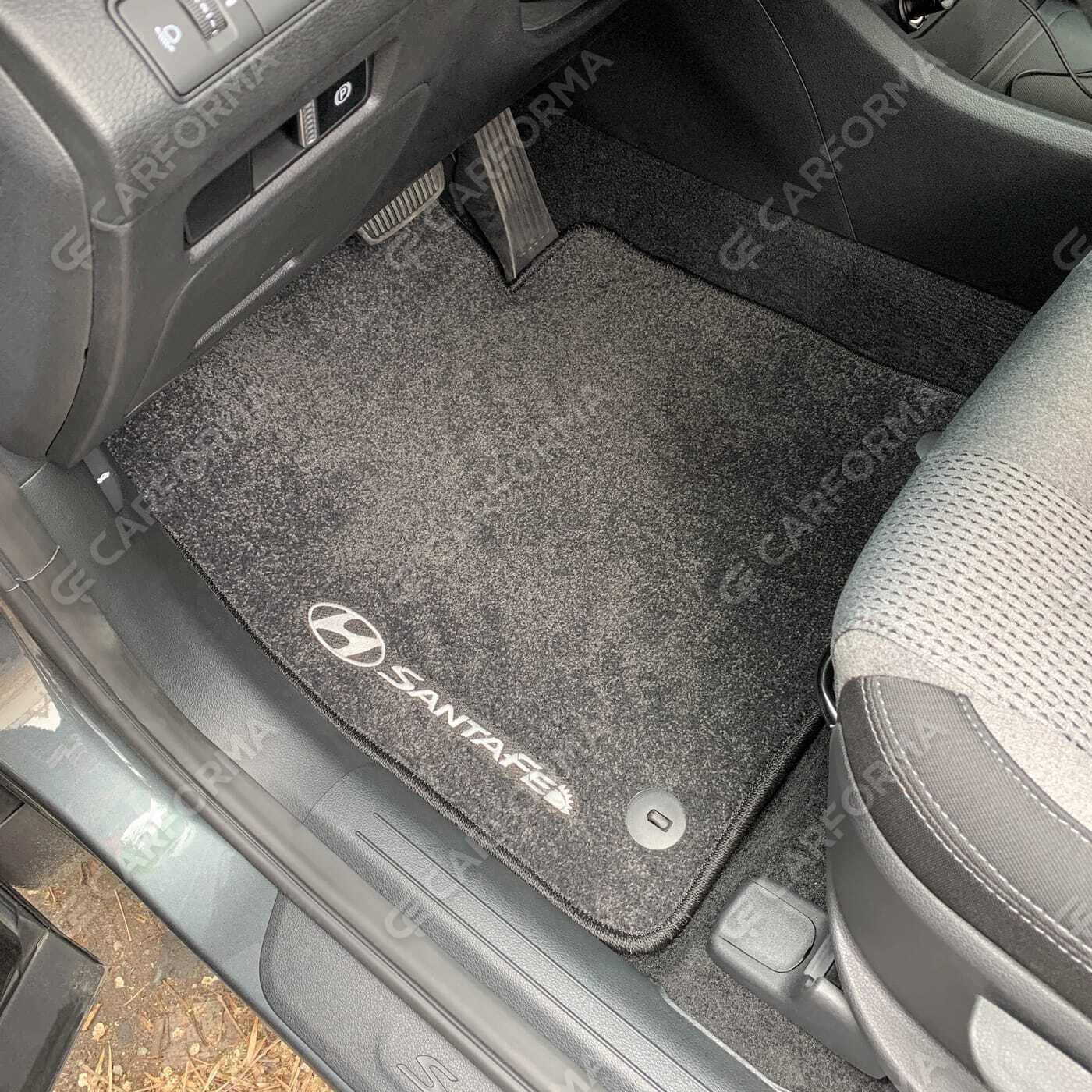 Ворсовые коврики на Hyundai Santa Fe IV 2018&nbsp;-&nbsp;2021 в Тамбове