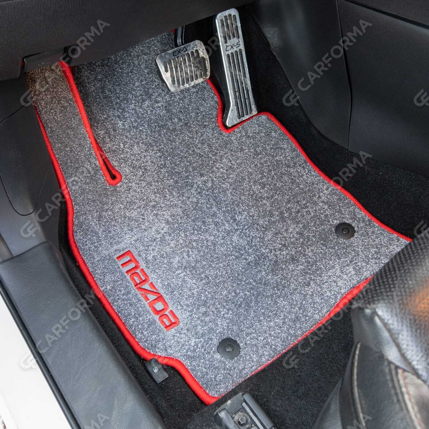 Ворсовые коврики на Mazda CX5 I 2011&nbsp;-&nbsp;2017 в Тамбове