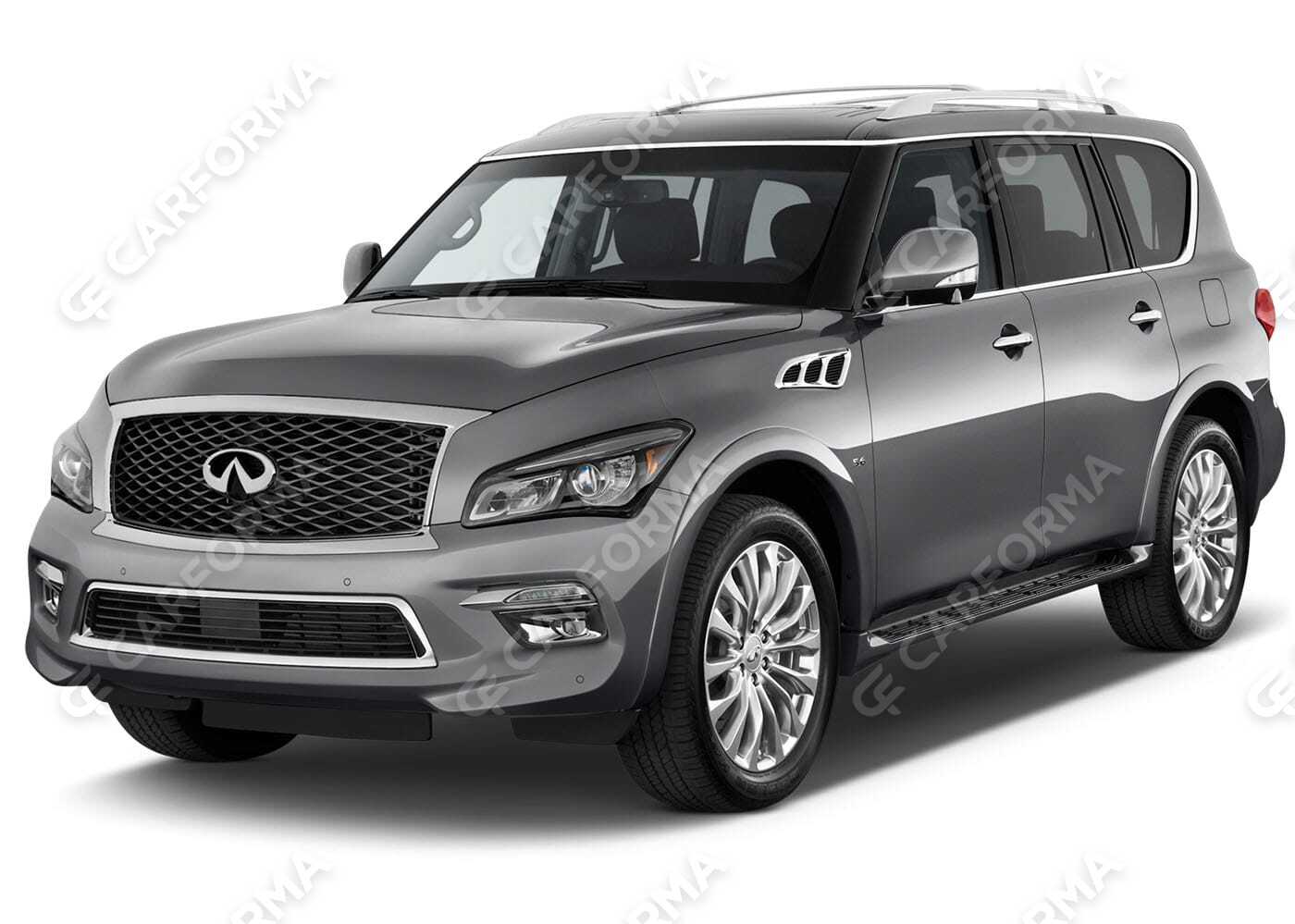 Ворсовые коврики на Infiniti QX80 I 2013&nbsp;-&nbsp;2024