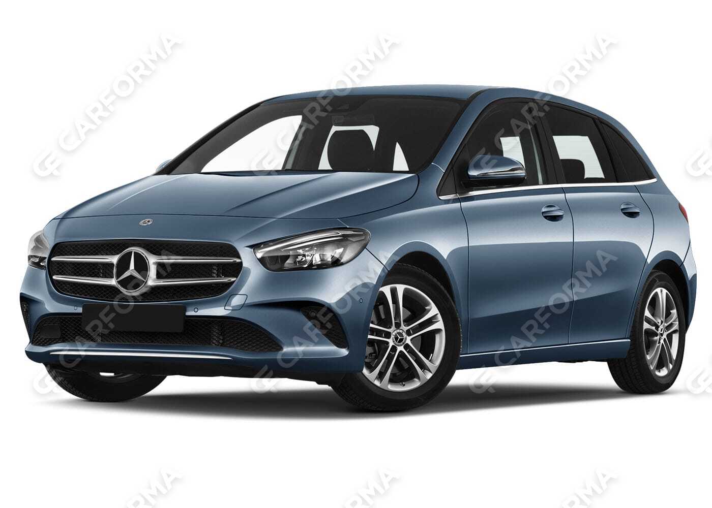 Ворсовые коврики на Mercedes B (W247) 2018&nbsp;-&nbsp;2026