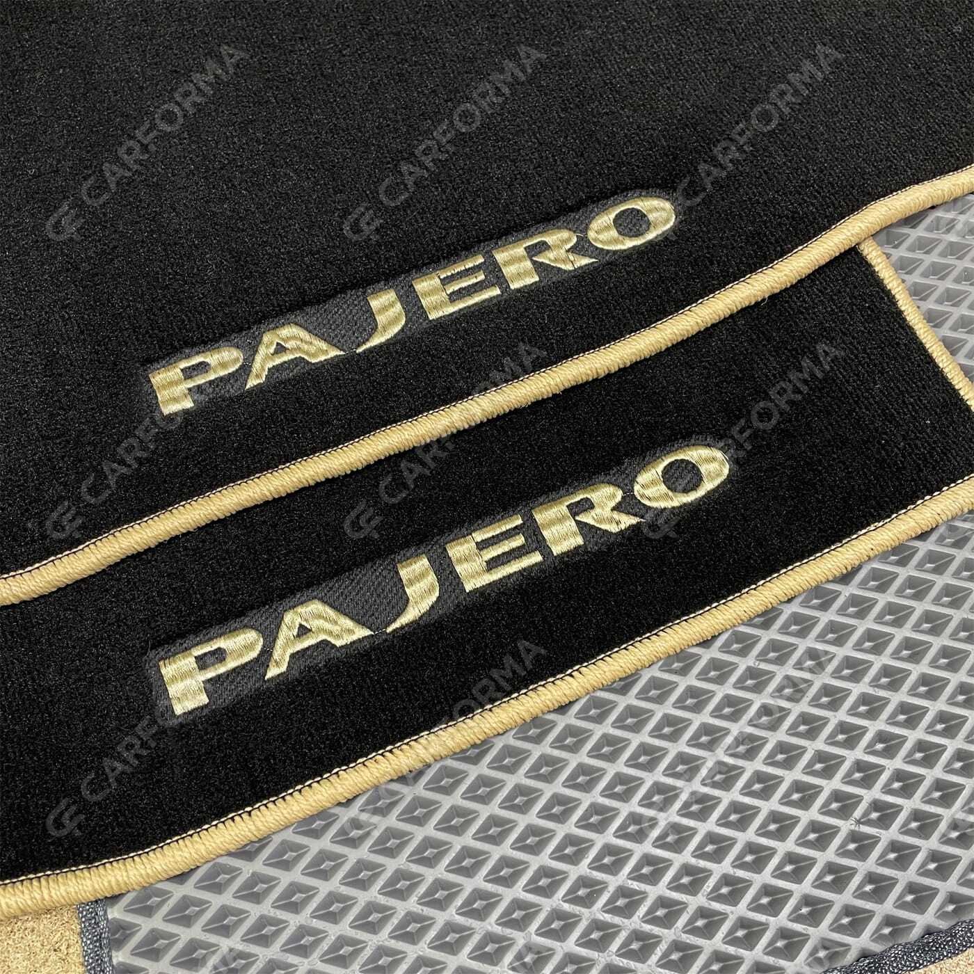 Ворсовые коврики на Mitsubishi Pajero III 1999&nbsp;-&nbsp;2006 в Тамбове