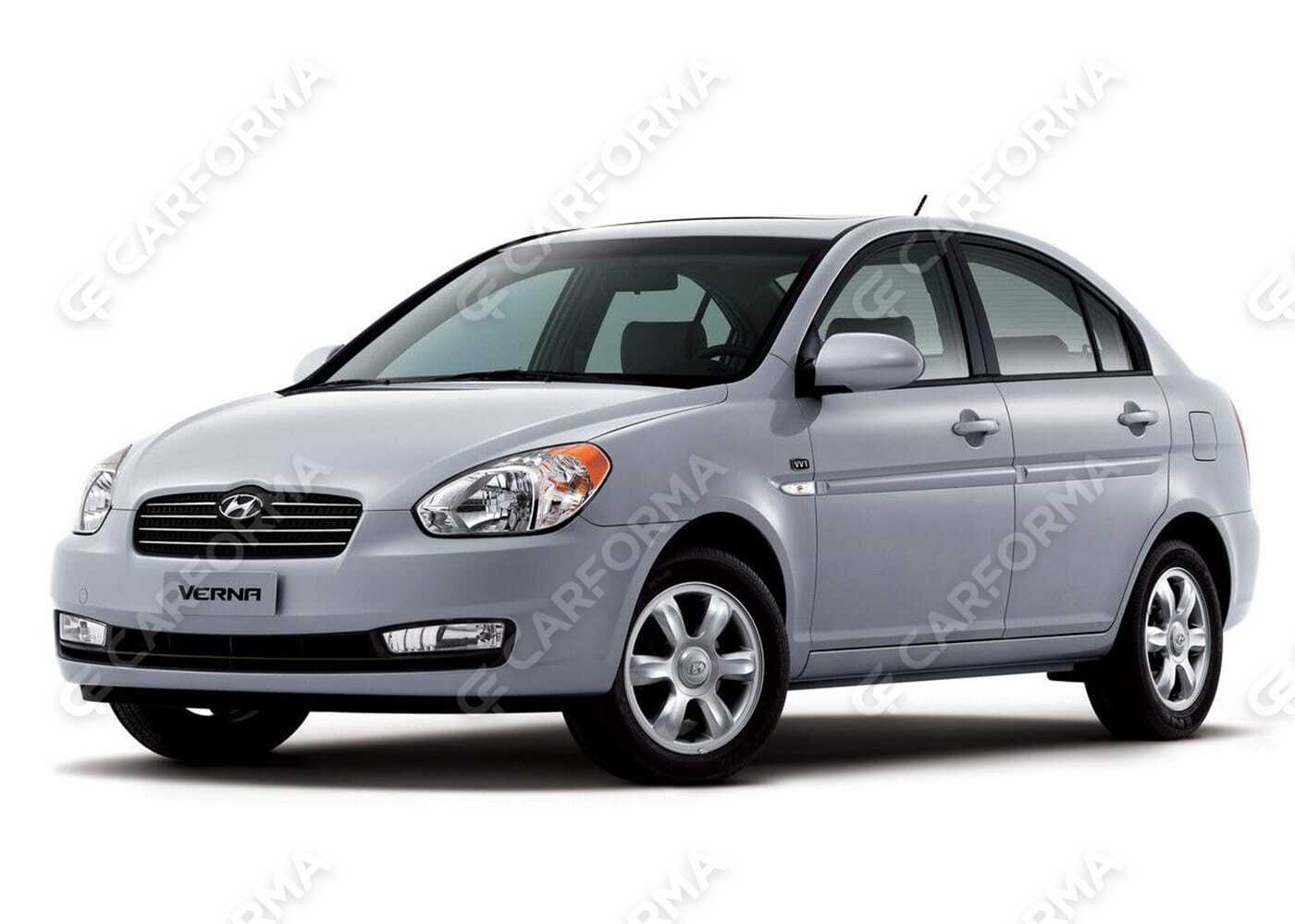 Ворсовые коврики на Hyundai Verna 2005&nbsp;-&nbsp;2010