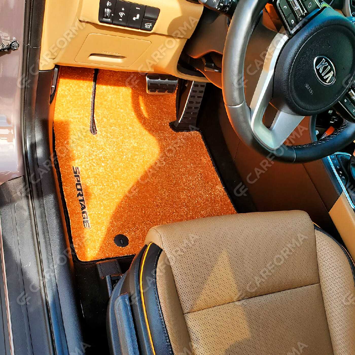 Ворсовые коврики на KIA Sportage IV 2016&nbsp;-&nbsp;2022 в Тамбове