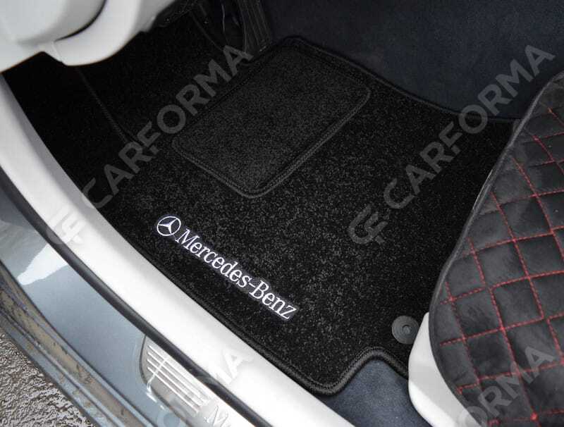 Ворсовые коврики на Mercedes C (W205) 2014&nbsp;-&nbsp;2023 в Тамбове