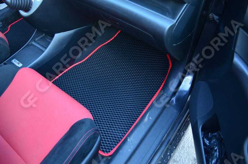 Ворсовые коврики на Honda Civic VII 3d 2001&nbsp;-&nbsp;2006 в Тамбове