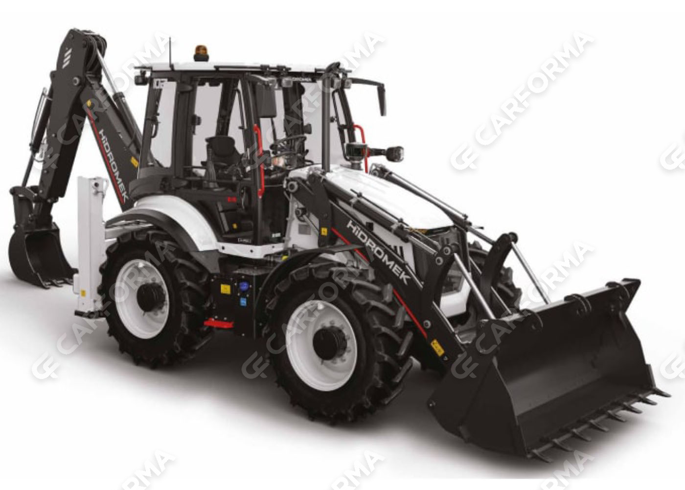 Ворсовые коврики на Спецтехника Экскаватор-погрузчик Hidromek HMK 102B Alpha K4 2022&nbsp;-&nbsp;2026