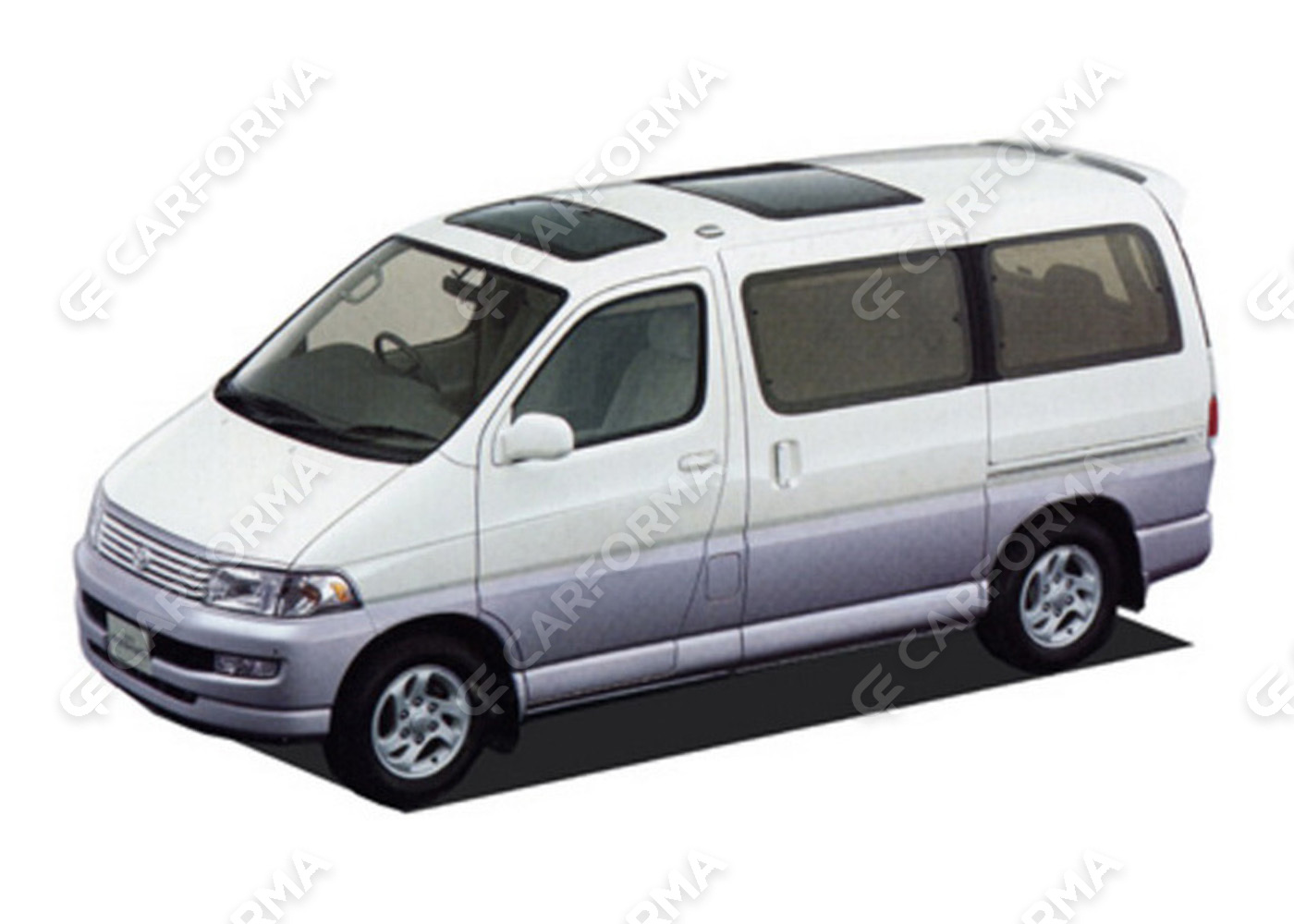 Ворсовые коврики на Toyota Hiace Regius (xH10) 1997&nbsp;-&nbsp;2002 в Тамбове