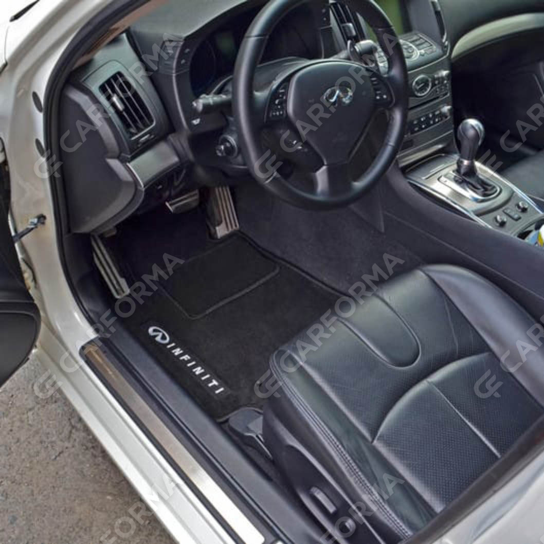 Ворсовые коврики на Infiniti G IV Седан 2006&nbsp;-&nbsp;2014 в Тамбове