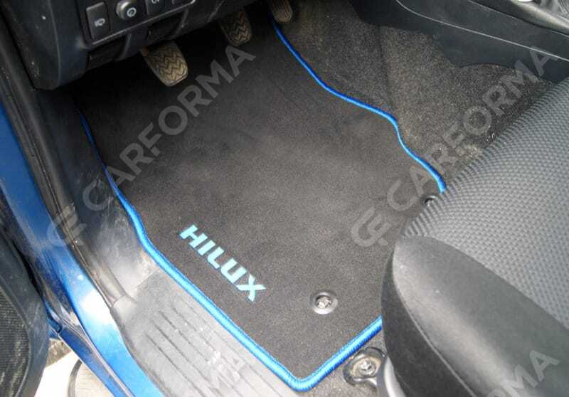 Ворсовые коврики на Toyota Hilux VII 2008&nbsp;-&nbsp;2015 в Тамбове