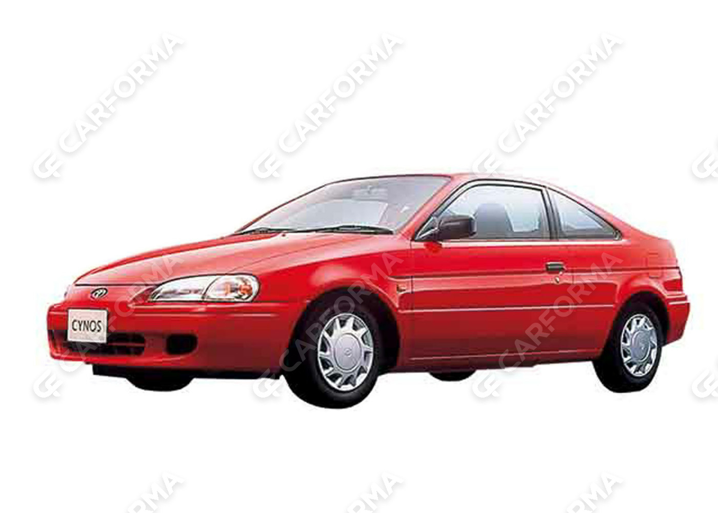 Ворсовые коврики на Toyota Cynos (L50) 1995&nbsp;-&nbsp;1999