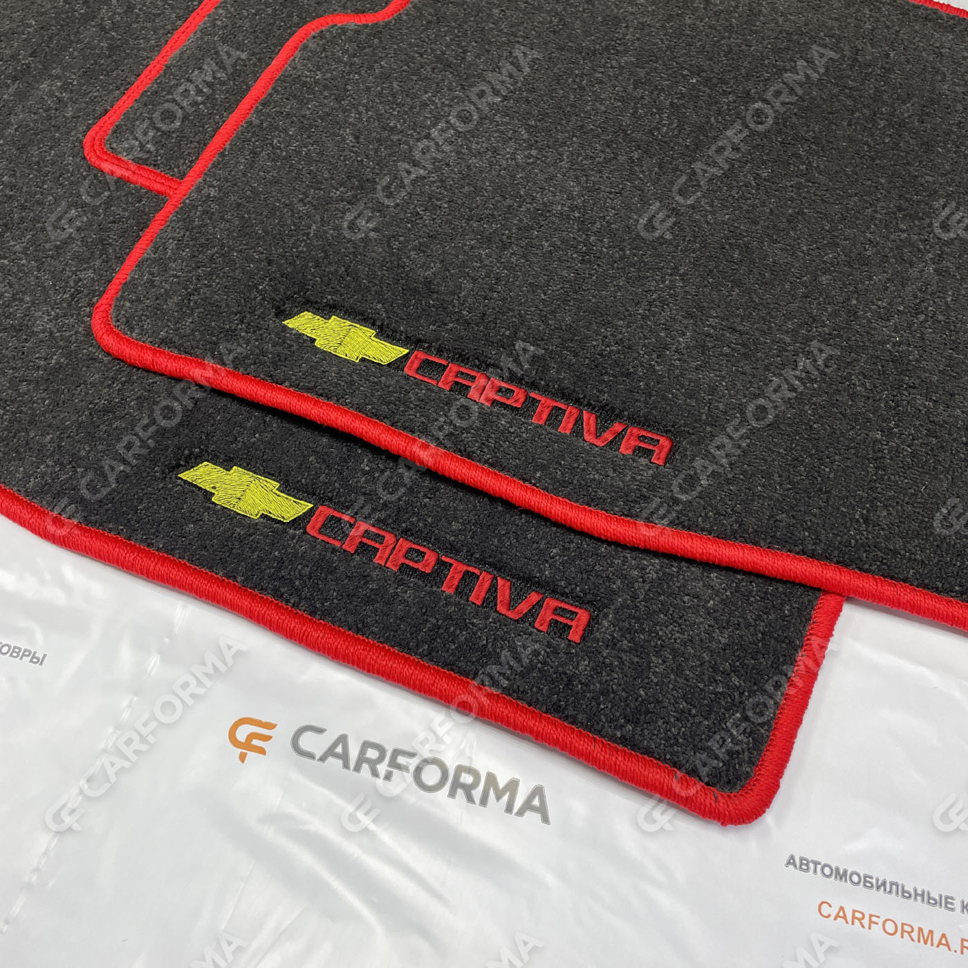 Ворсовые коврики на Chevrolet Captiva 2006&nbsp;-&nbsp;2016 в Тамбове