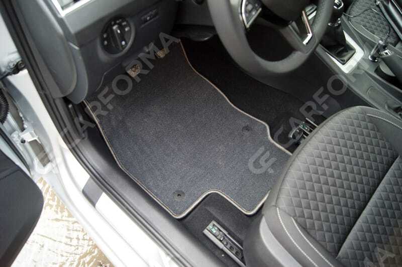 Ворсовые коврики на Skoda Octavia A7 2013&nbsp;-&nbsp;2020 в Тамбове