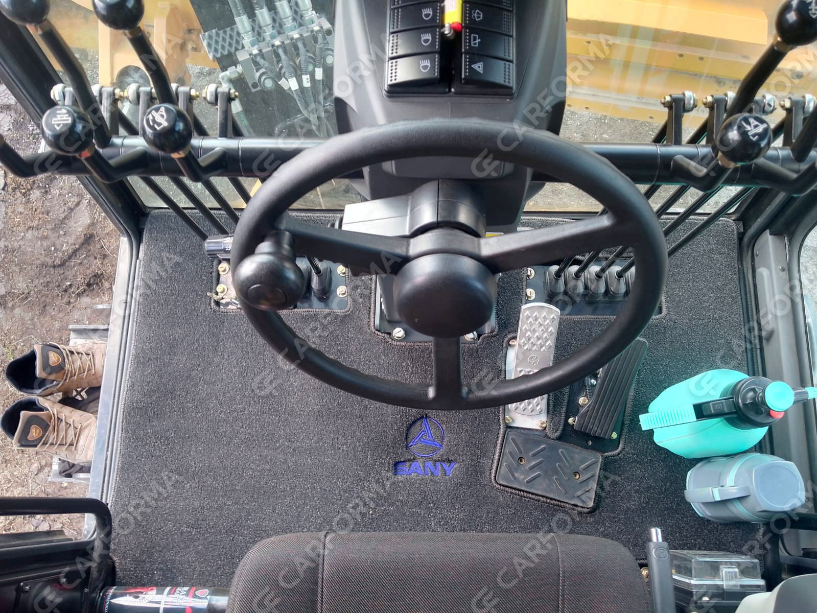 Ворсовые коврики на Спецтехника Автогрейдер SANY STG230C 8 AWD  в Тамбове