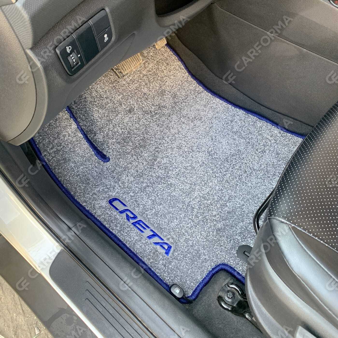 Ворсовые коврики на Hyundai Creta I 2016&nbsp;-&nbsp;2021 в Тамбове