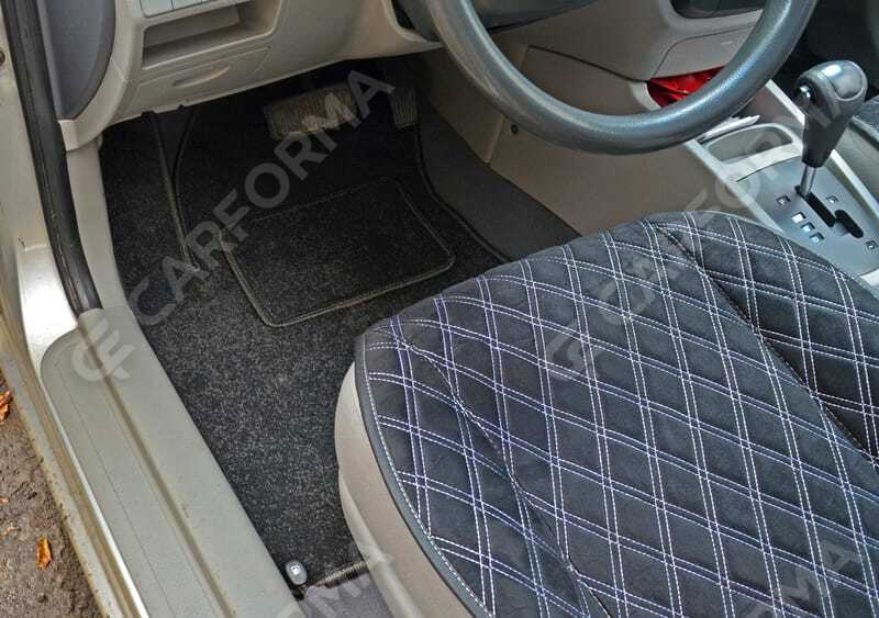 Ворсовые коврики на KIA Cerato I 2004&nbsp;-&nbsp;2008 в Тамбове