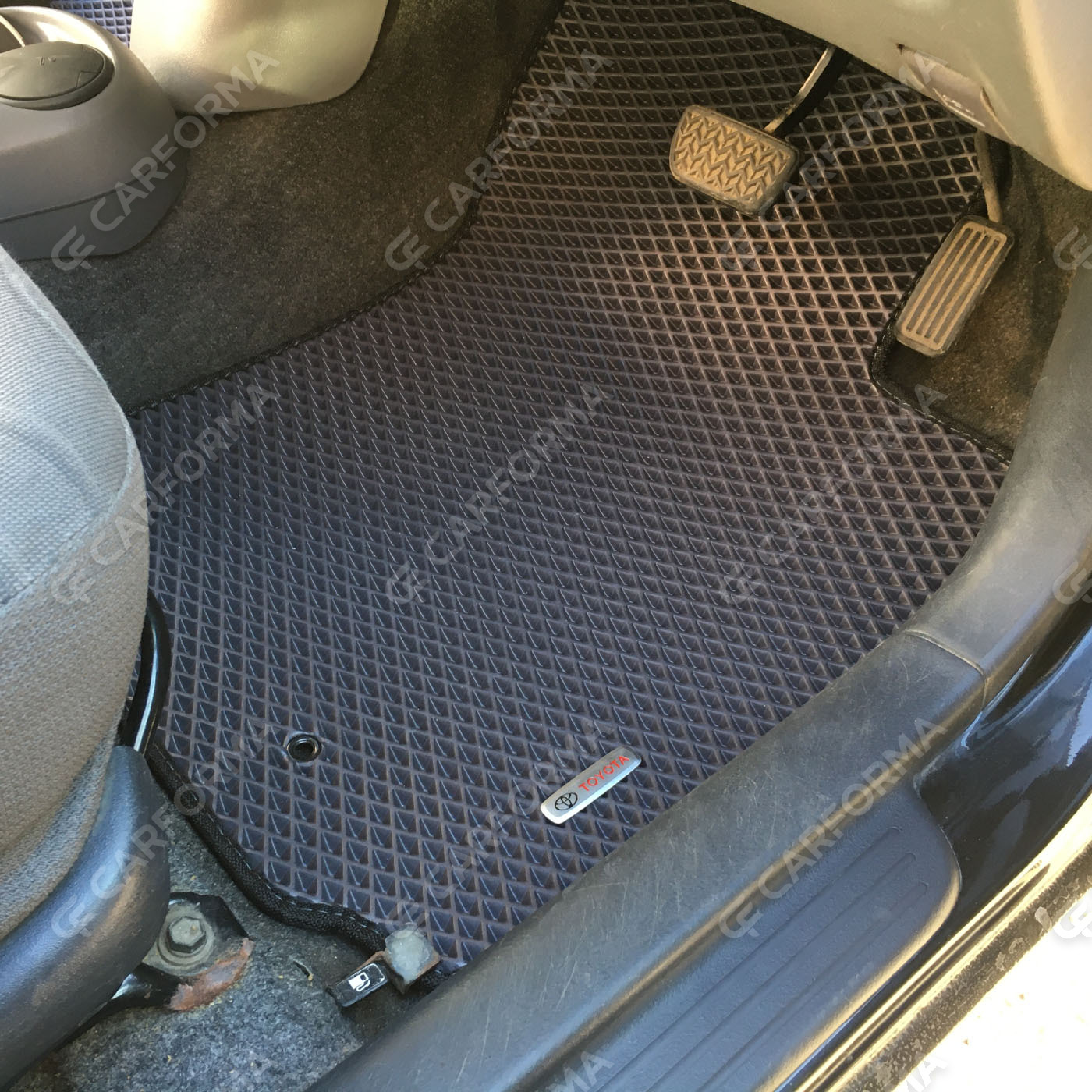 Ворсовые коврики на Toyota Vitz I 1998&nbsp;-&nbsp;2005 в Тамбове