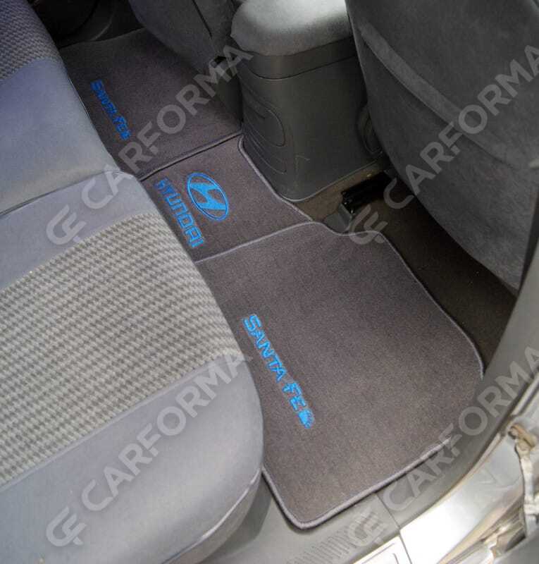 Ворсовые коврики на Hyundai Santa Fe I 