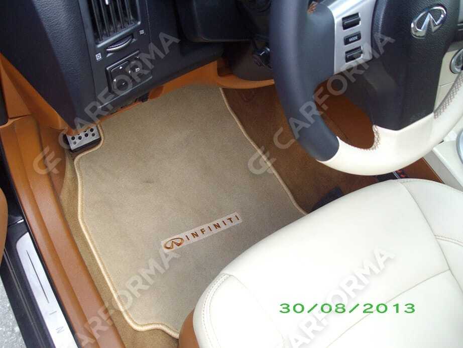 Ворсовые коврики на Infiniti FX I 2003&nbsp;-&nbsp;2008 в Тамбове