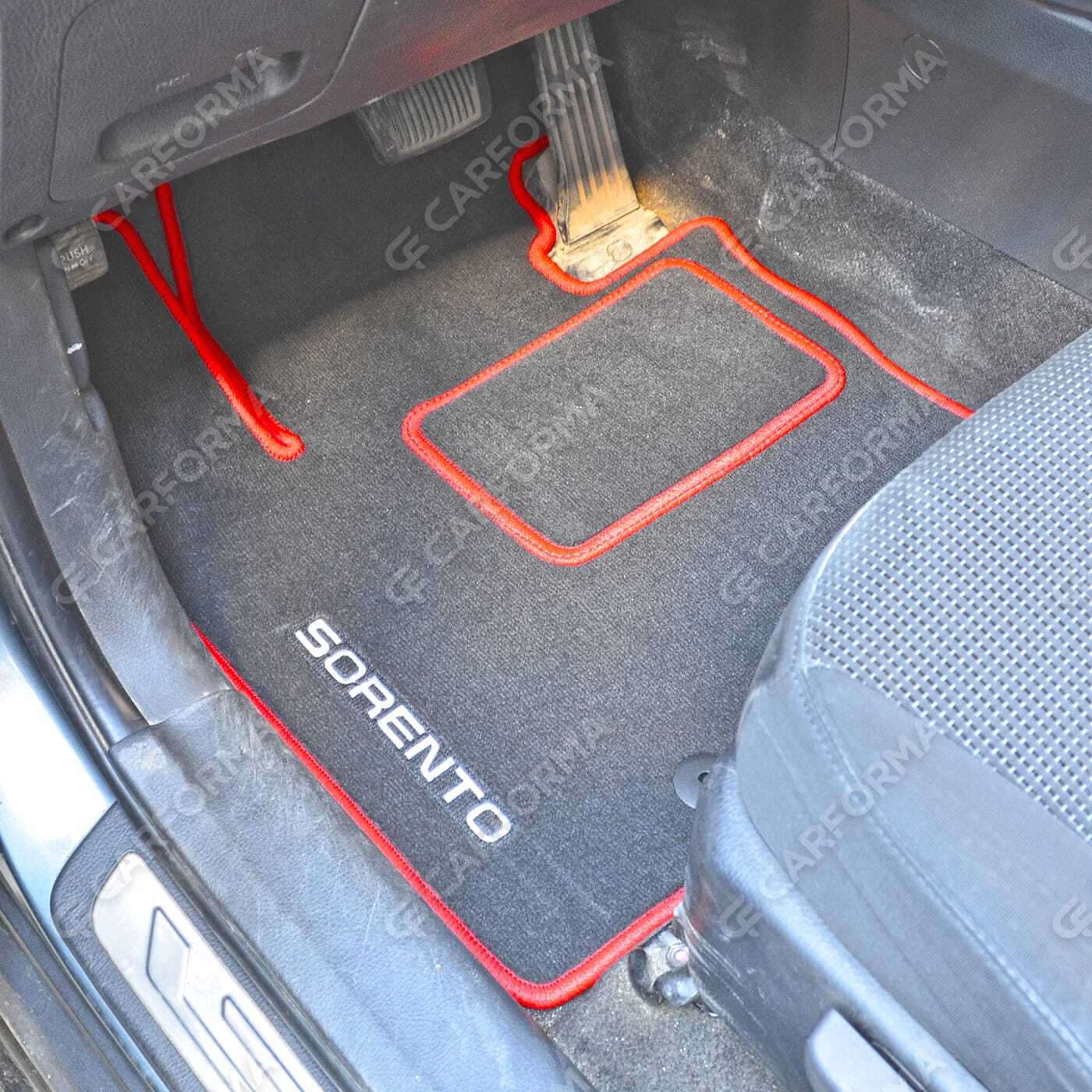 Ворсовые коврики на KIA Sorento II рестайлинг 2012&nbsp;-&nbsp;2021 в Тамбове