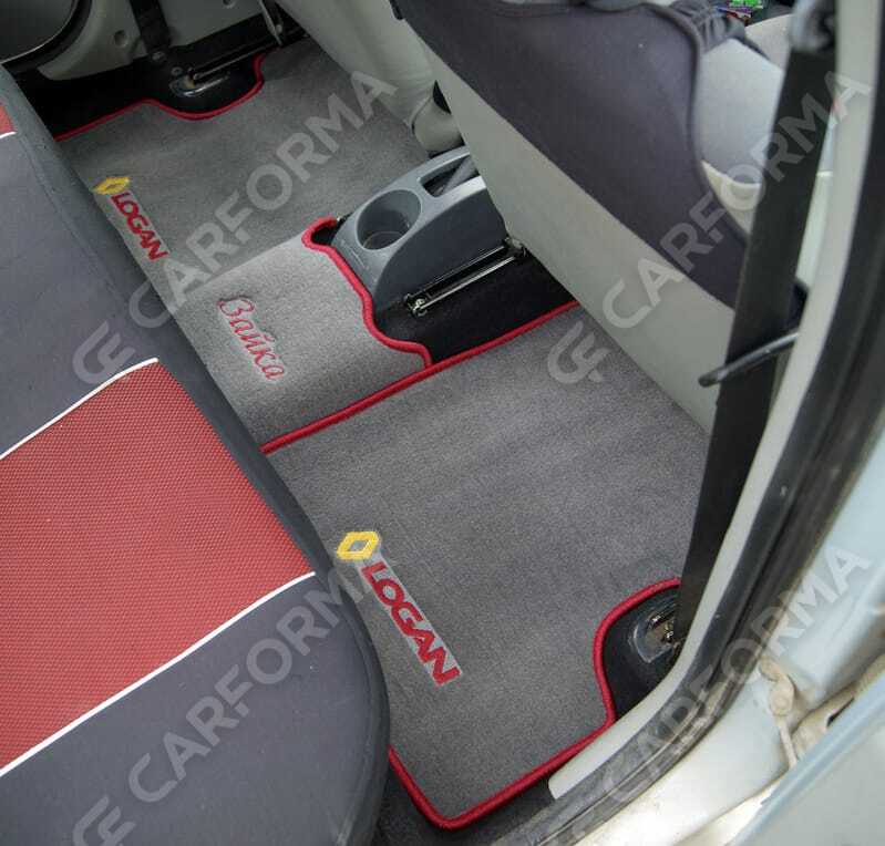 Ворсовые коврики на Renault Logan I 2004&nbsp;-&nbsp;2016 в Тамбове