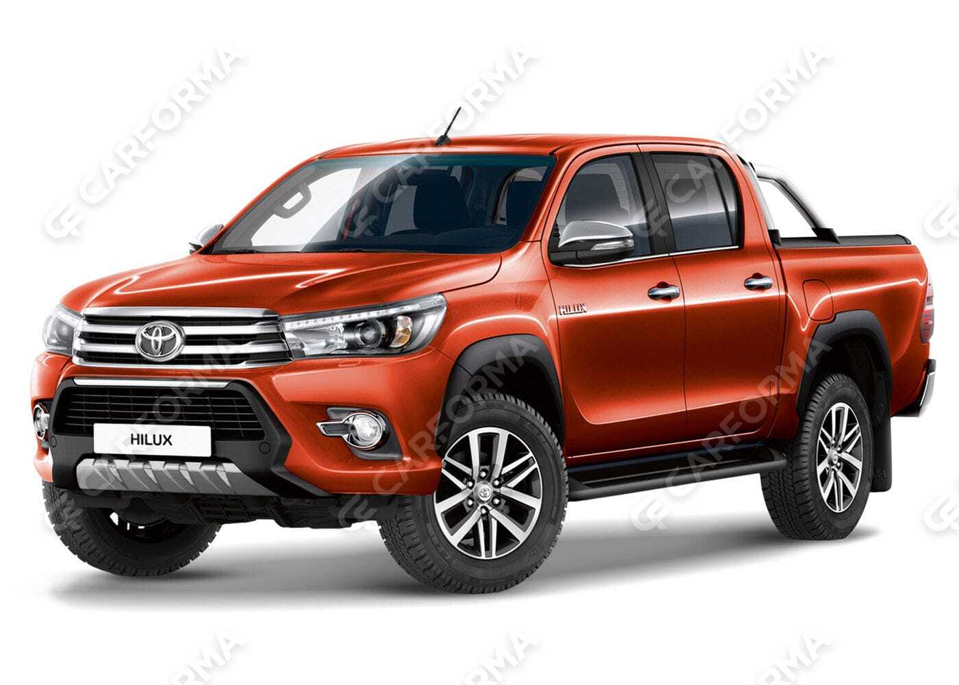 Ворсовые коврики на Toyota Hilux VIII 2015&nbsp;-&nbsp;2026