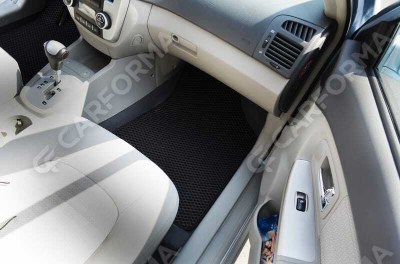 Ворсовые коврики на KIA Cerato I 2004&nbsp;-&nbsp;2008 в Тамбове