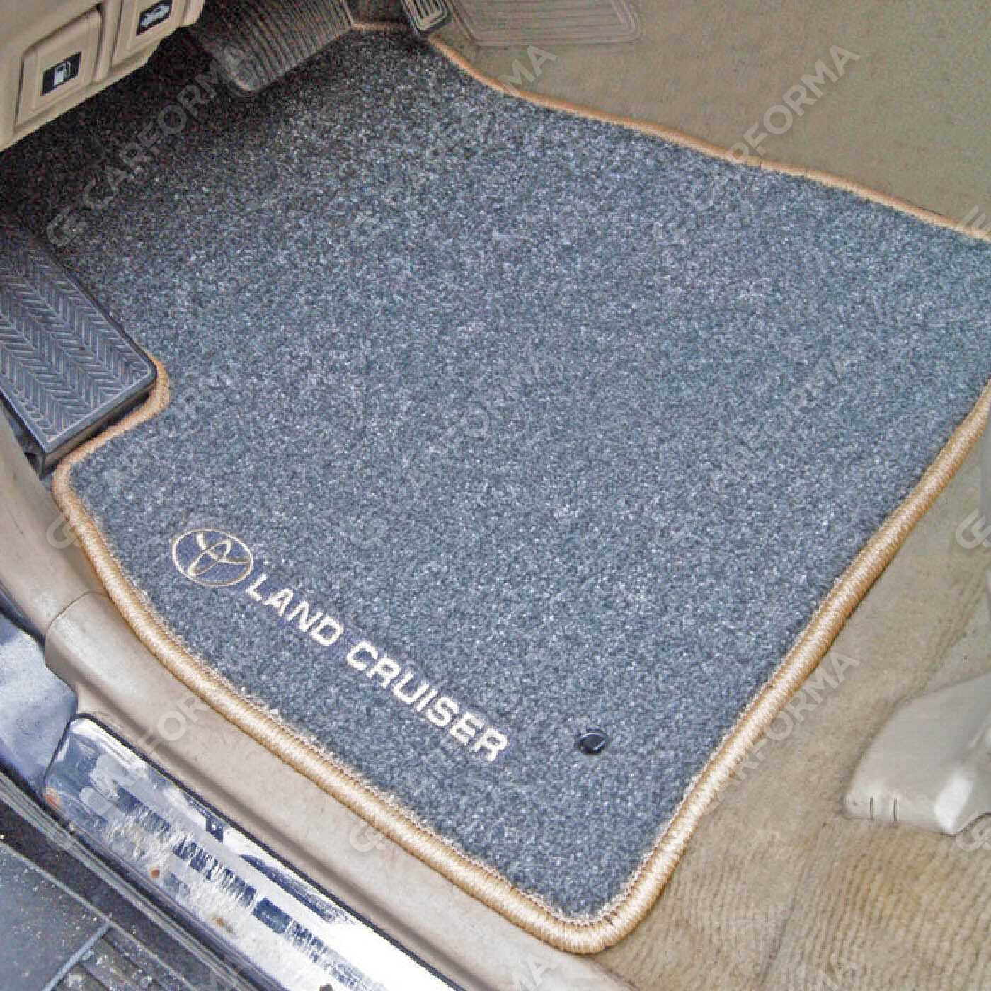 Ворсовые коврики на Toyota Land Cruiser 100 1998&nbsp;-&nbsp;2007 в Тамбове