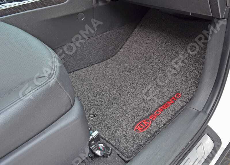 Ворсовые коврики на KIA Sorento II рестайлинг 2012&nbsp;-&nbsp;2021 в Тамбове