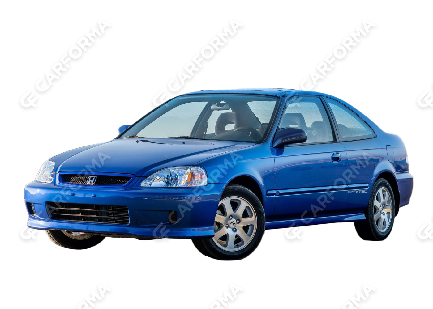 Ворсовые коврики на Honda Civic VI 2d 1995&nbsp;-&nbsp;2000