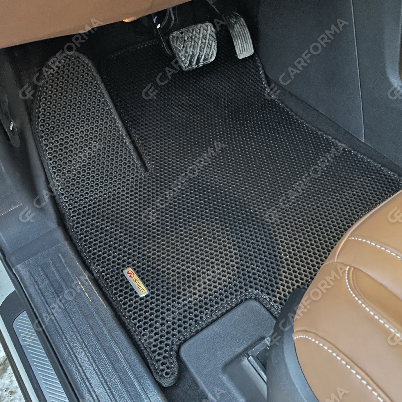 Ворсовые коврики на Infiniti QX60 II 2021&nbsp;-&nbsp;2026 в Тамбове