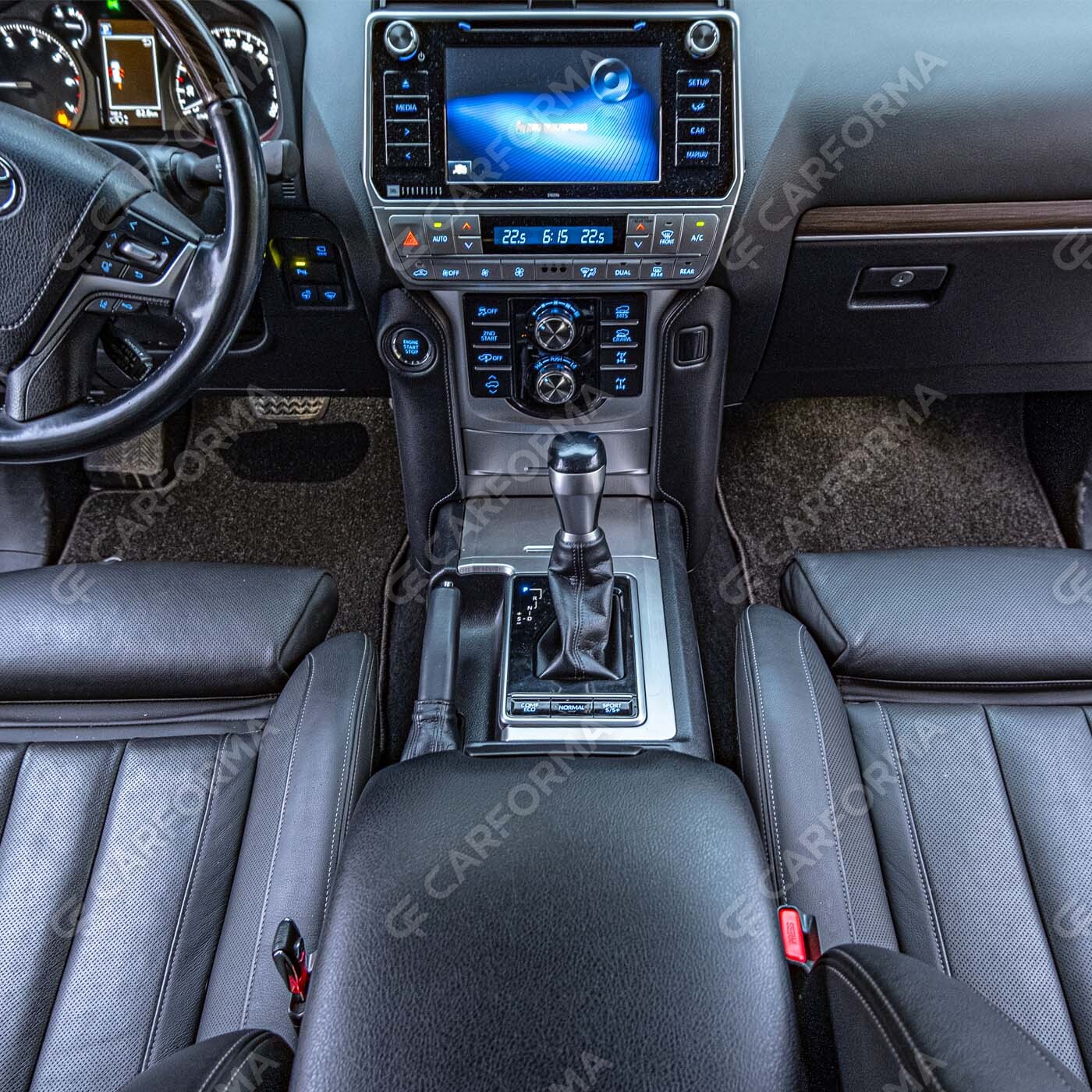 Ворсовые коврики на Toyota Land Cruiser Prado 150 2009&nbsp;-&nbsp;2023 в Тамбове