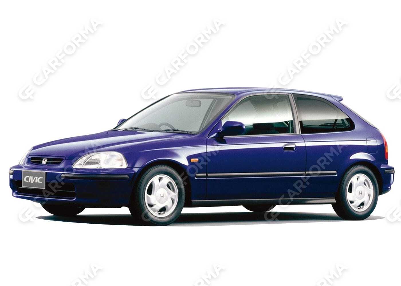 Ворсовые коврики на Honda Civic VI 3d 1995&nbsp;-&nbsp;2001
