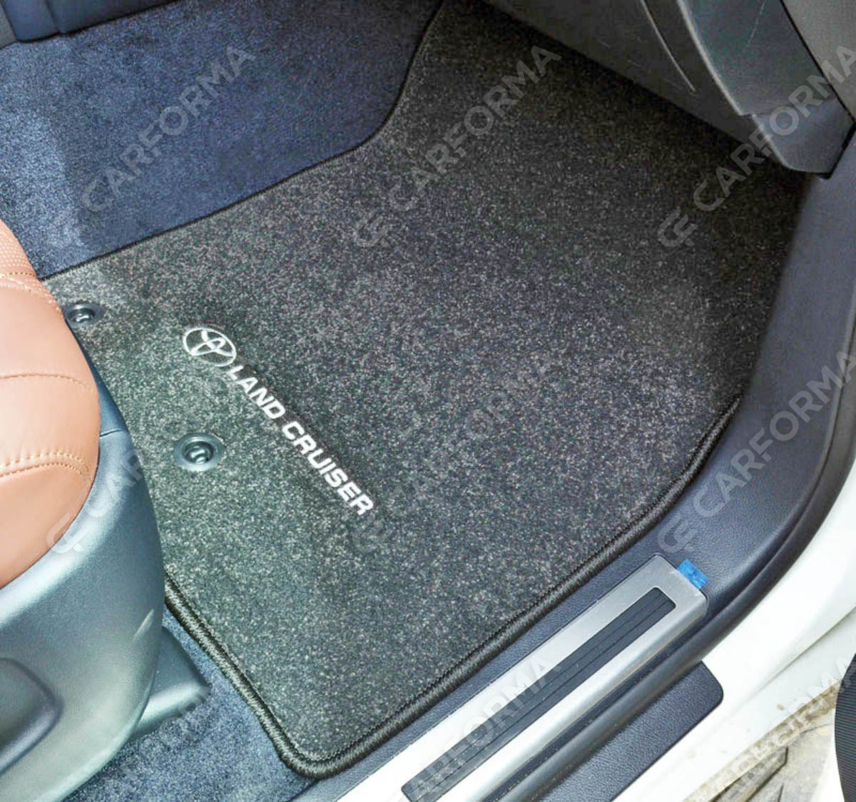 Ворсовые коврики на Toyota Land Cruiser 200 2007&nbsp;-&nbsp;2021 в Тамбове