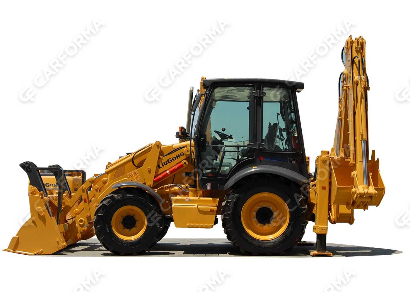 Ворсовые коврики на Спецтехника Экскаватор-погрузчик LiuGong 777A 