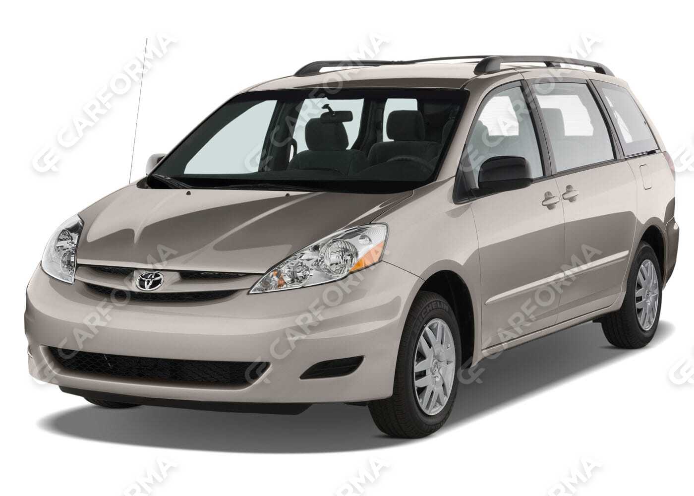 Ворсовые коврики на Toyota Sienna II 2003&nbsp;-&nbsp;2010