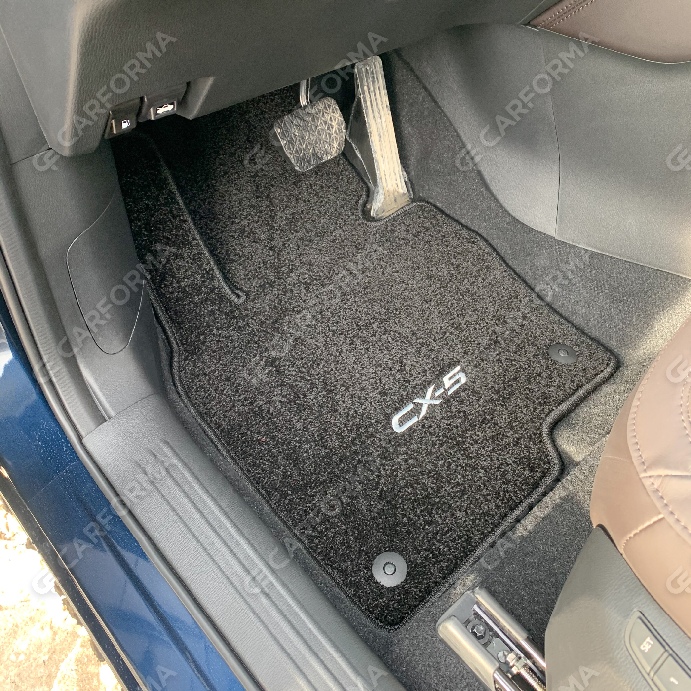 Ворсовые коврики на Mazda CX5 II 2016&nbsp;-&nbsp;2026 в Тамбове