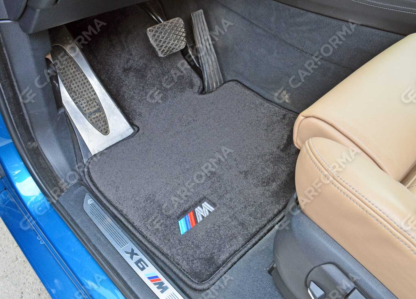 Ворсовые коврики на BMW X6 (F16) 2014&nbsp;-&nbsp;2019 в Тамбове