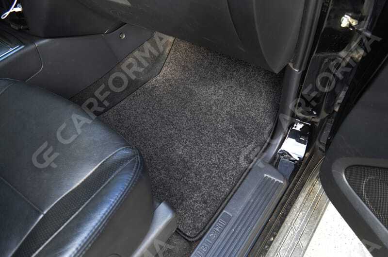 Ворсовые коврики на Mitsubishi Pajero IV 2006&nbsp;-&nbsp;2021 в Тамбове